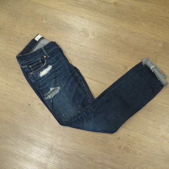 Abercromie and Fitch Skinny Jeans Distressed - Picture 2 of 14